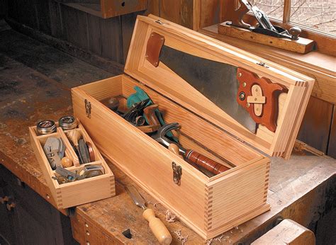 handmade wooden tool box plans